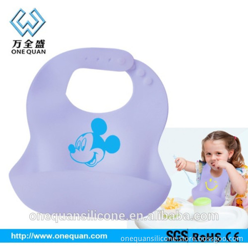Large soft Silicone Toddler Bibs Feeding